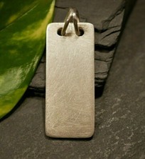 Large Pendant Dog Tag Plate