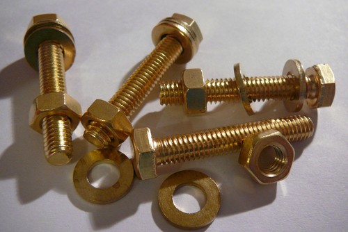 M6x35 brass hex head bolts - m6x35,