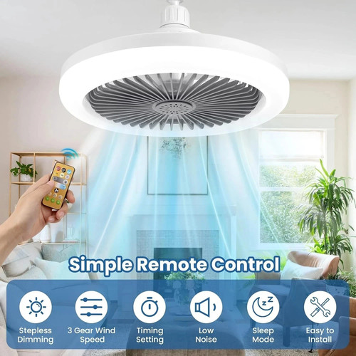 Ceiling fan with led light - ceiling,