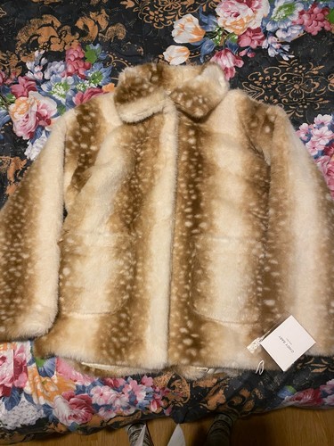 Women deer faux - faux, jacket