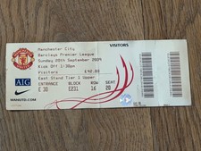 TICKET 2009/10 Manchester
