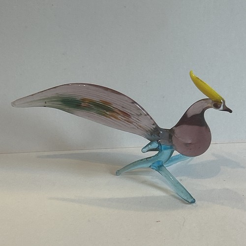 Vintage murano glass - murano, peacock