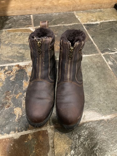 Shires moretta atri zip brown - shires,