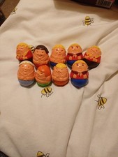 Vintage Airfix Weebles Toys X 9 Grandma Etc. some duplicates 