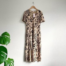 Miss Selfridge Beige Animal