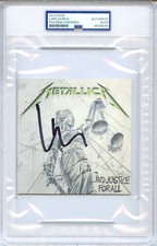 Lars Ulrich Signed Autographed