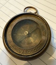 Brass Compass Nautical Sailor Rare Vintage Stanley London  Display.  