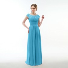 New Lacy Chiffon Scoop Neck