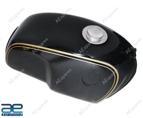 Black painted golden strip - golden,