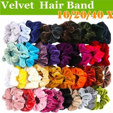 Multi-Pack Hair Scrunchies Velvet Scrunchy Bobbles Elastic Hair Bands Holder