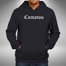 Compton Adult Hoodie Dr Dre Hip Hop Straight Outta Inspired NWA