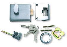 Dead Bolt  Locking Night Latch Case Only or C/W Rim Cylinder 30 Min Fire Test 