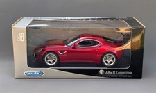 Welly Red Alfa 8C Competizione 1/18 Scale Diecast Model 18013W