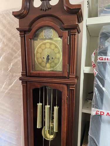 Grandfather clock with - grandfather, windup