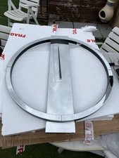 Glass Wall Clock Mirrored