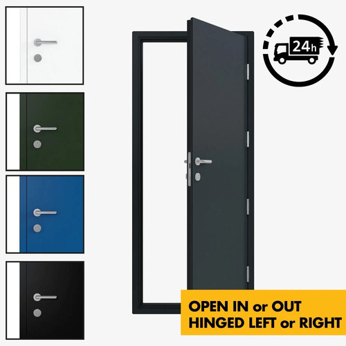 Steel security door external - steel,