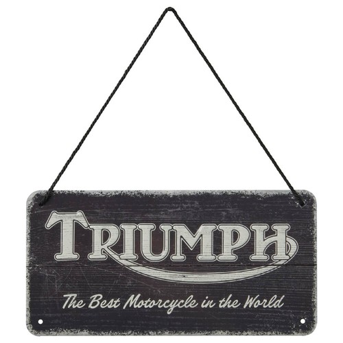Triumph metal sign - sign, genuine