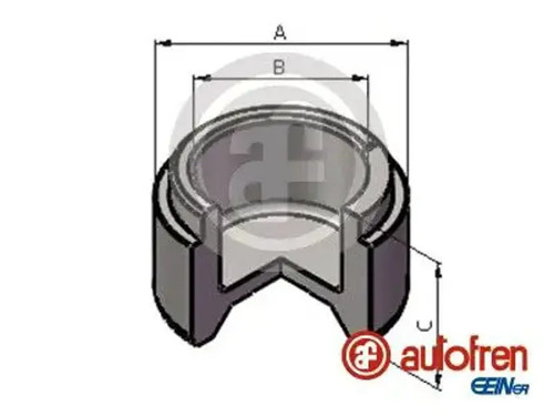 Brake caliper piston front - brake,
