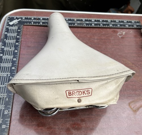 Brookes bike saddle white - brookes, seat