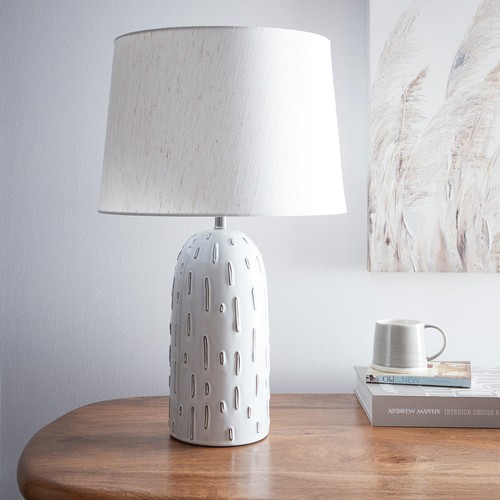 Modern ceramic table lamp - lamp, in