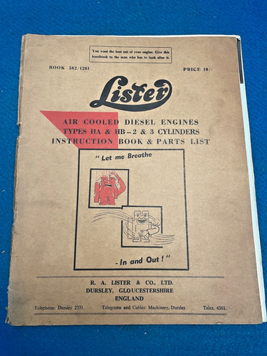 Lister air cooled diesel - air,