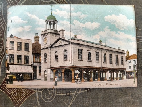 Faversham town hall 1905 - town,