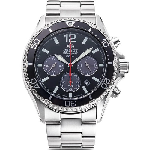 Orient mako men solar watch - men's,