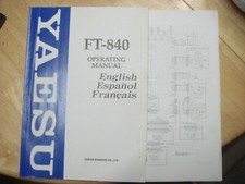  Original Yaesu FT 840 Operating Manual, Schematics, 