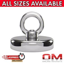 Fishing Magnets Neodymium  Recovery Very Strong N32 Pull Force up to 300kg