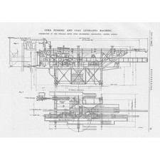 WELLMAN SMITH OWEN CO Coke Pushing & Levelling Machine 3x Vintage Prints 1925