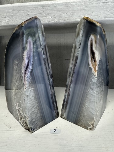 Geode book ends pair from - geode,