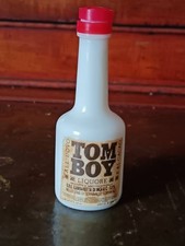 Miniature Alcohol Bottle empty - Tom Boy Liquor.  Italian cream liqueur