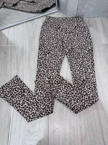 Zara leopard small flare - zara,