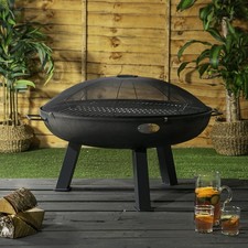 Cast Iron Garden Fire Pit BBQ