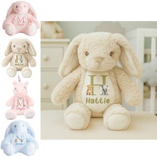 Personalised Teddy Bear Baby Boy Girl Bunny Rabbit Unicorn Newborn Birthday Gift