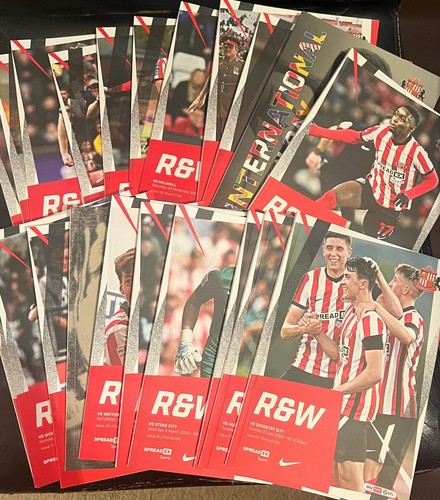 Sunderland home programmes - sunderland,