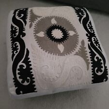 Beige FootstoolIndian Classic Boho Hippie Wood Stool