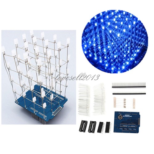 4x4x4 light cube kit - 3d,
