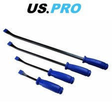 US PRO 4pc Go-Thru Wrecking Pry Bar Set Lever Crow Bars 200mm - 600mm 6767