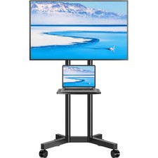Modern Rolling TV Stand Cart