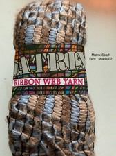Matrix scarf ribbon web yarn - matrix,