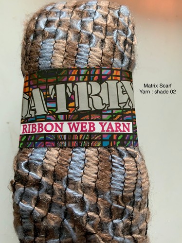 Matrix scarf ribbon web yarn - ribbon,