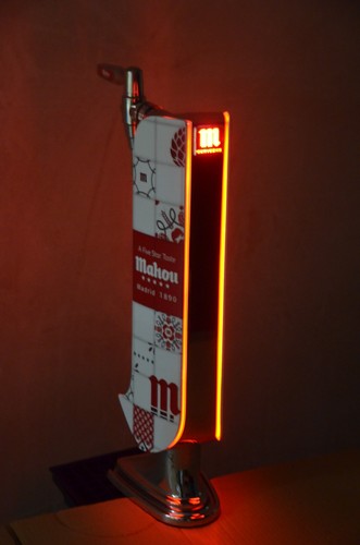 Mahou beer pump - beer,