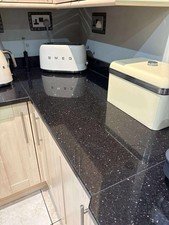 Granite Kitchen Work Top Black