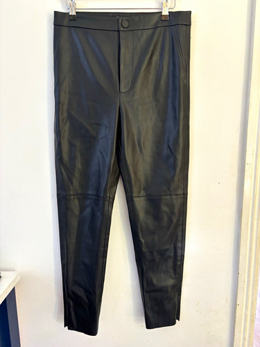 Zara black faux leather - faux,