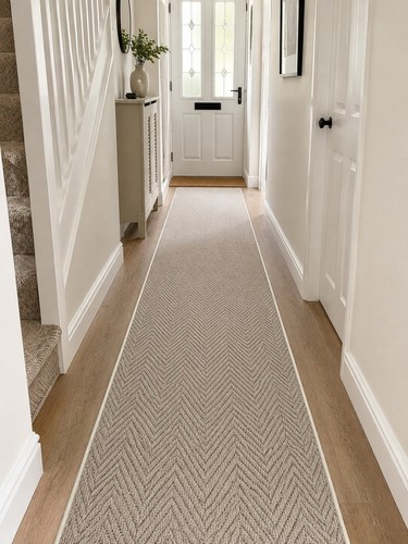 Hallway passage herringbone - hallway,