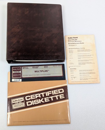 Multiplan for tandy trs - tandy, trs-80