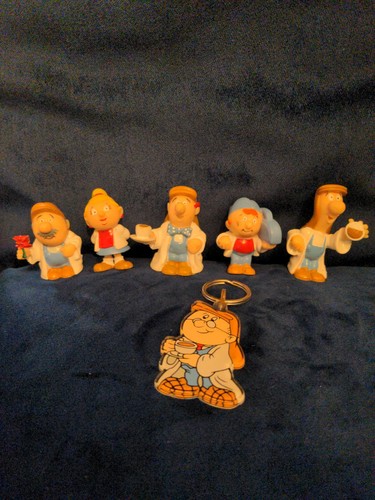 Tetley tea folk figurines - tea,