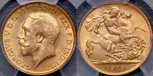 1913 half sovereign - 1913,