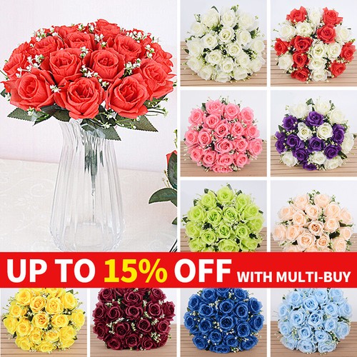 Heads silk rose artificial - 18,